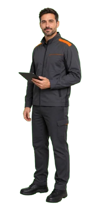Professional fleet driver using the Flecso fleet management platform