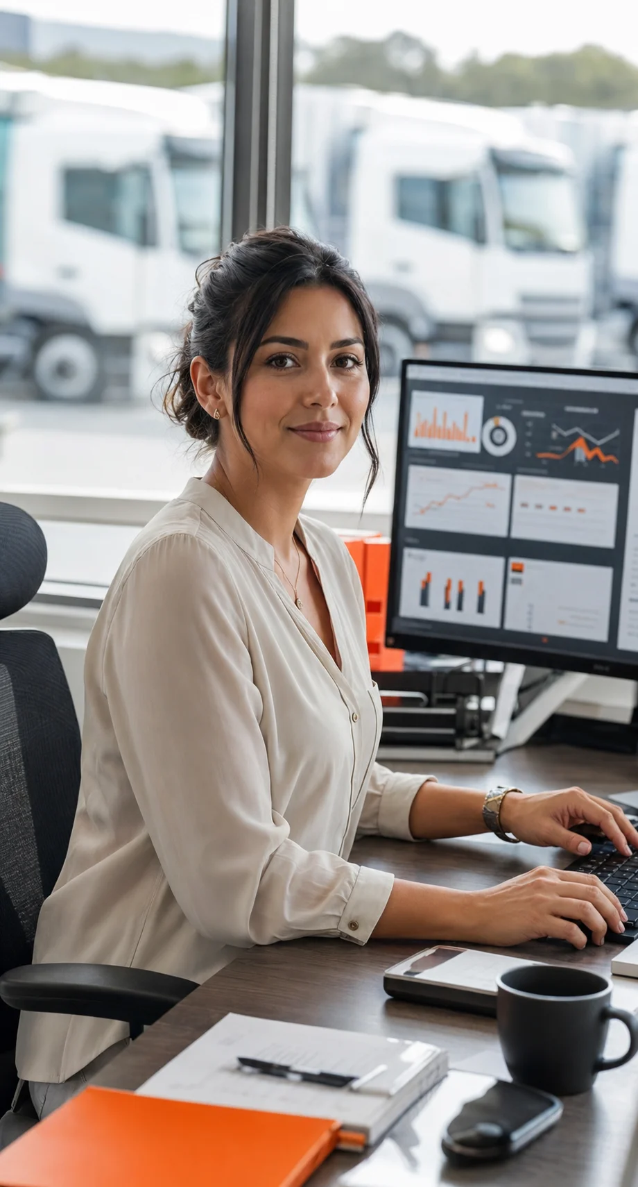 Logistics professional supporting daily fleet operations