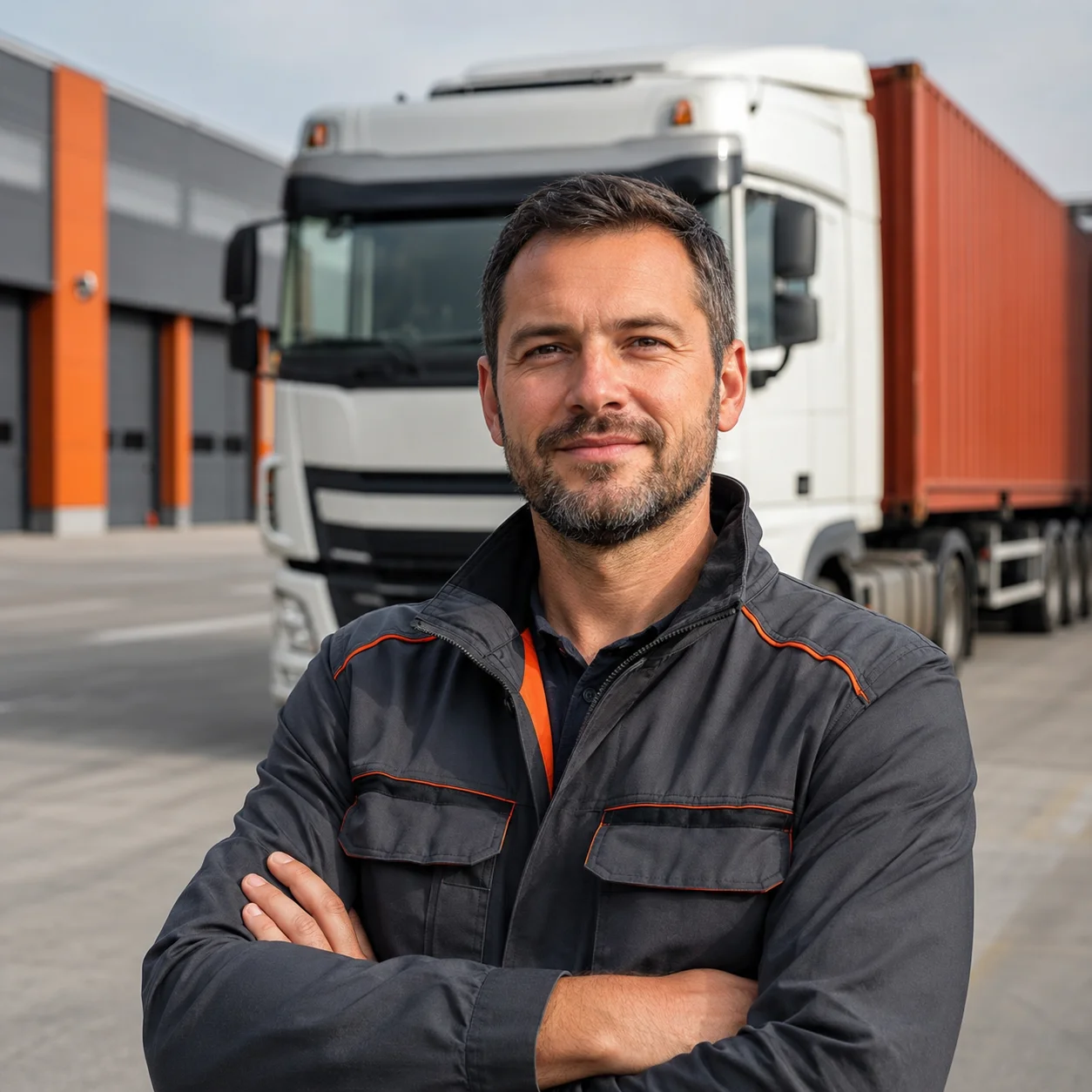 Logistics specialist working on a digital operations platform